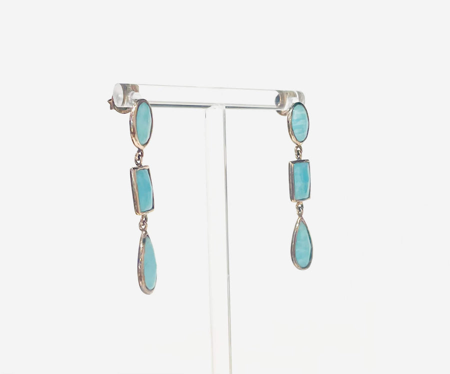 Amozonite Earrings