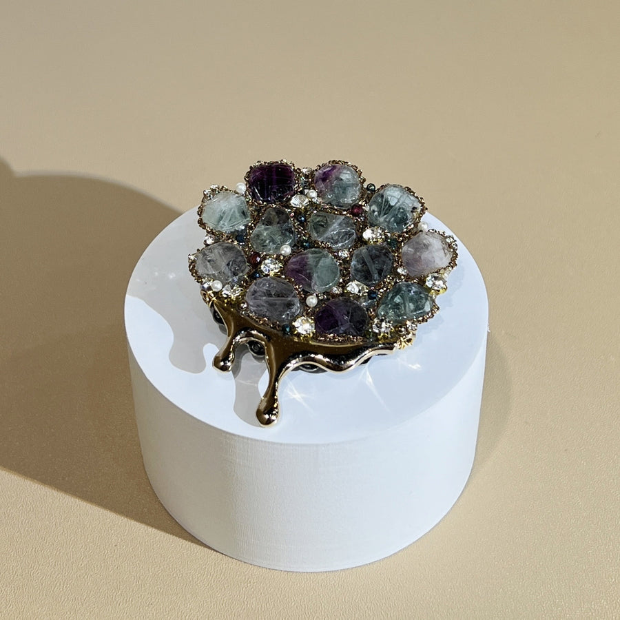 BH24703 Minerva Tourmaline Brooch