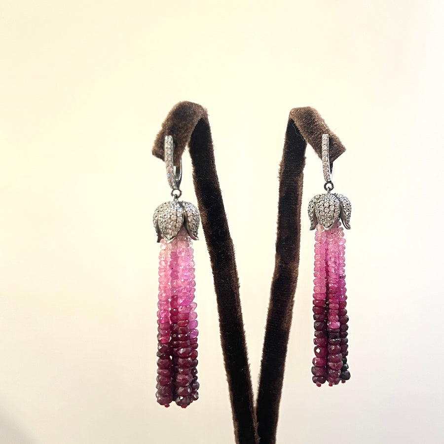 Reina Ruby Earrings