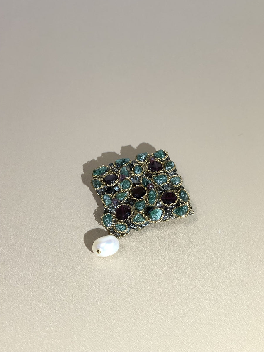 BH24702 Charlotte Tourmaline Brooch