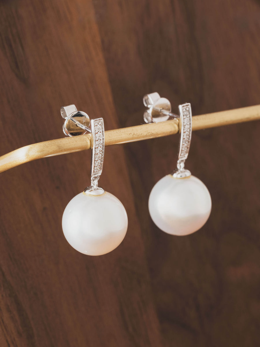 Australian South Sea Pearl 18k Earrings