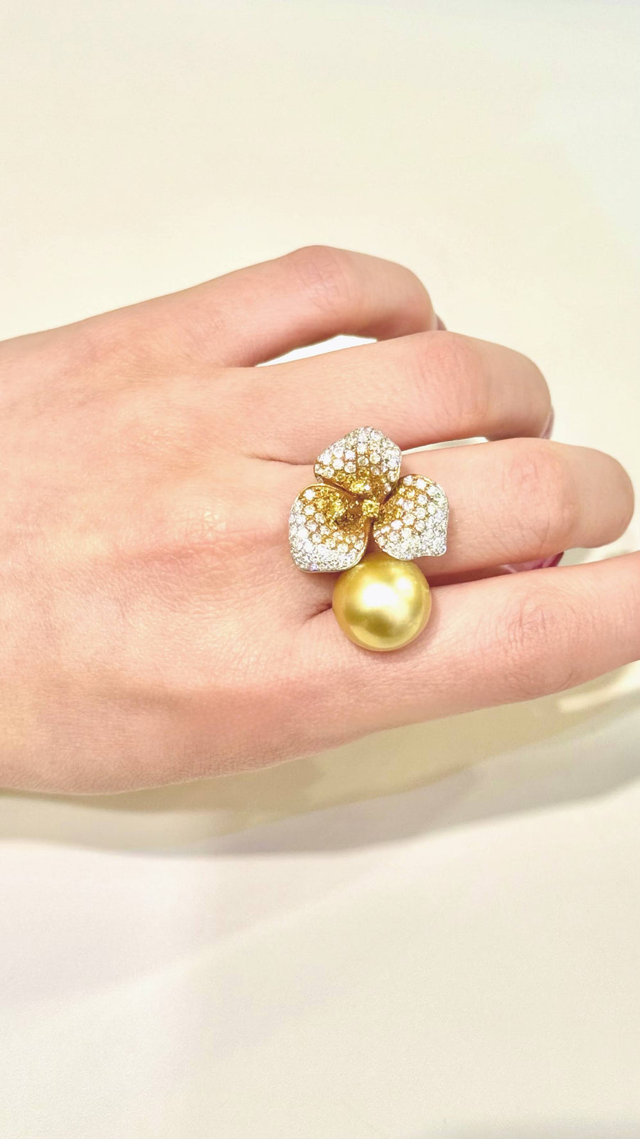 18Karat South Sea Pearl Ring