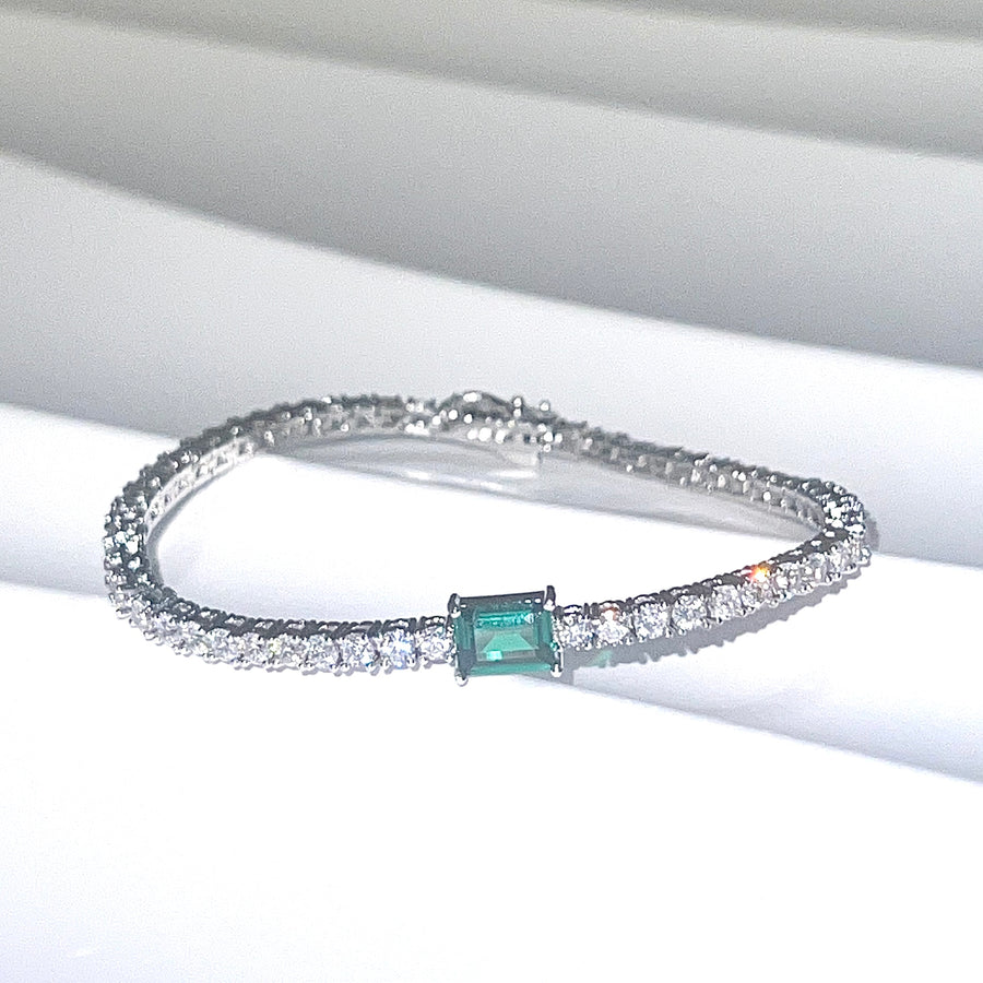 B23001 Emerald Tennis Bracelet