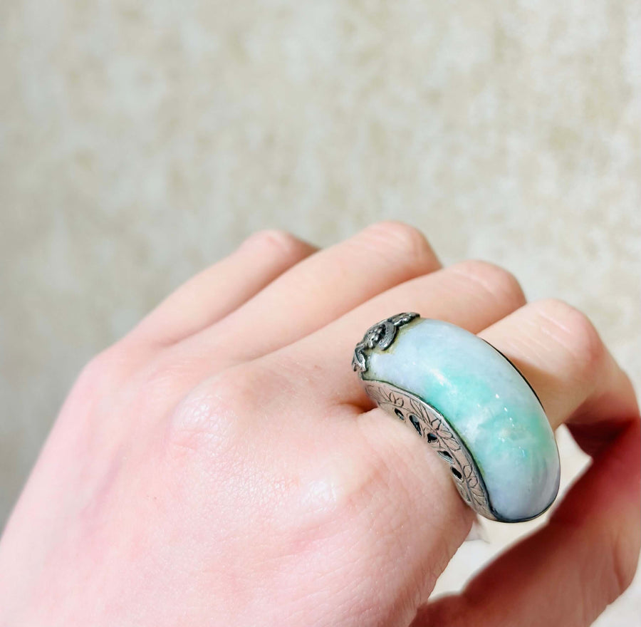 Round Half Thumb Ring