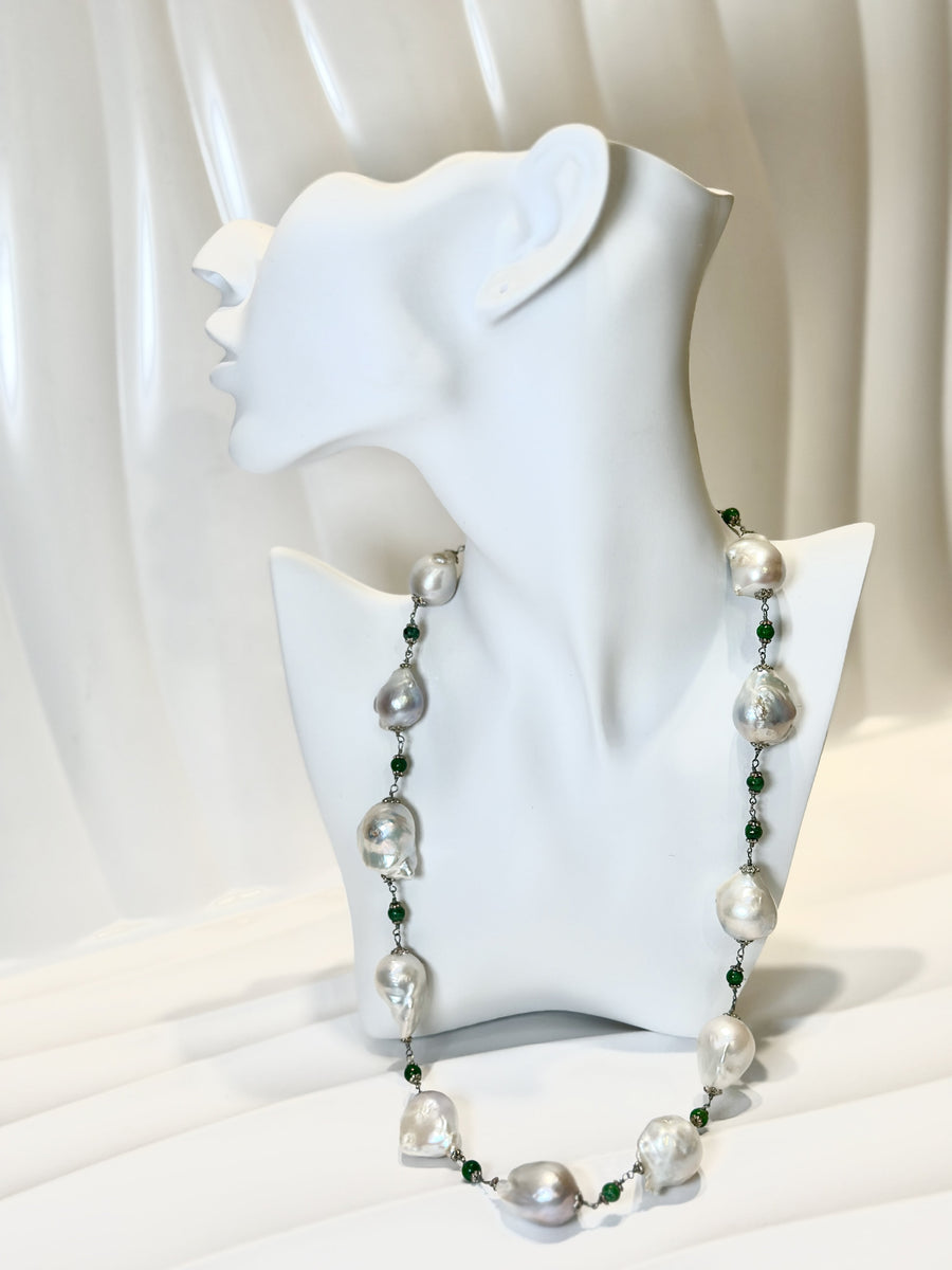 Jade Baroque Necklace