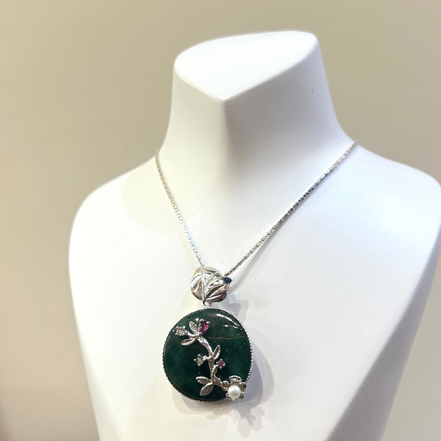 N24115 Beatrice Jade Pendent