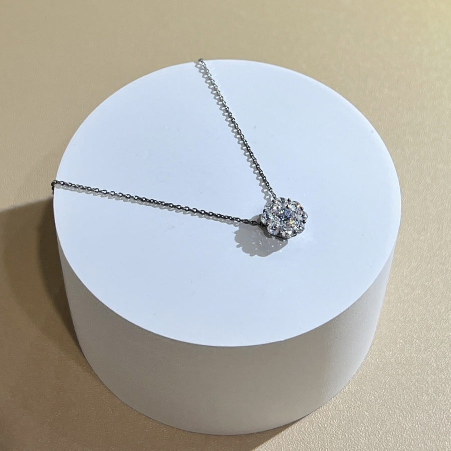 N24705 閃閃花頸鏈 Bling Bling Flower Necklace