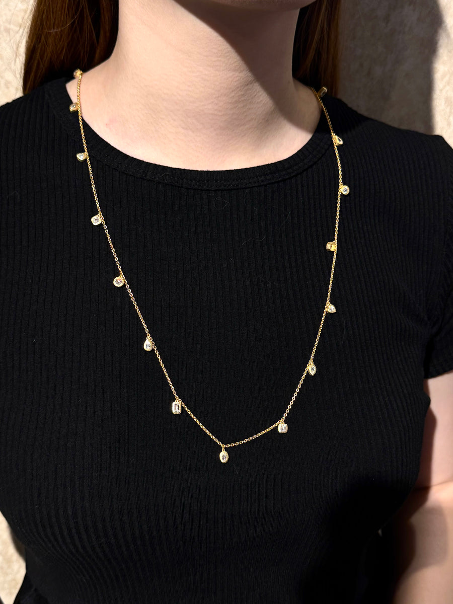N25709 Paisley Long Necklace
