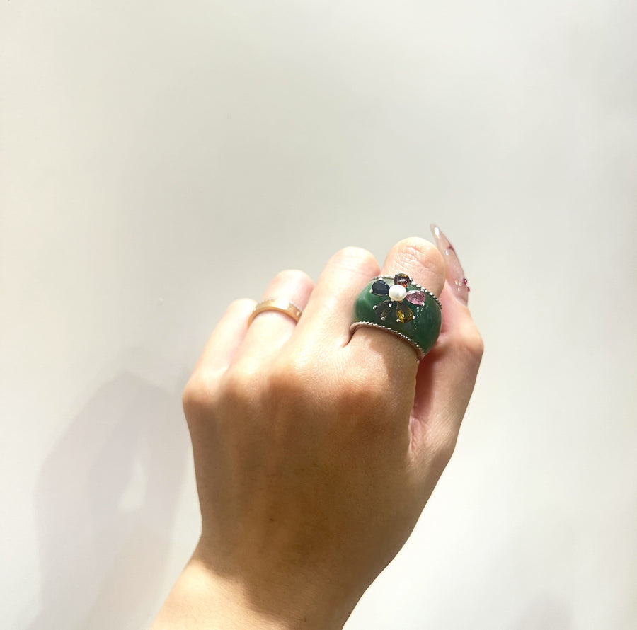 R24080 WanRong Jade Ring