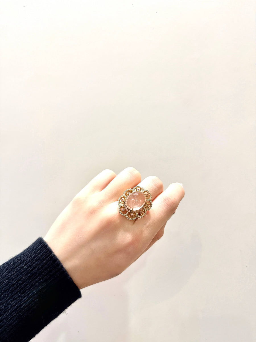 R25110 Morganite Ring