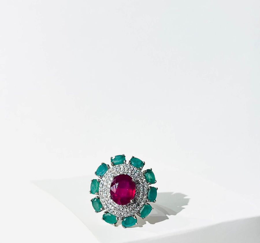 R24221 Katherine Ruby Ring ￼