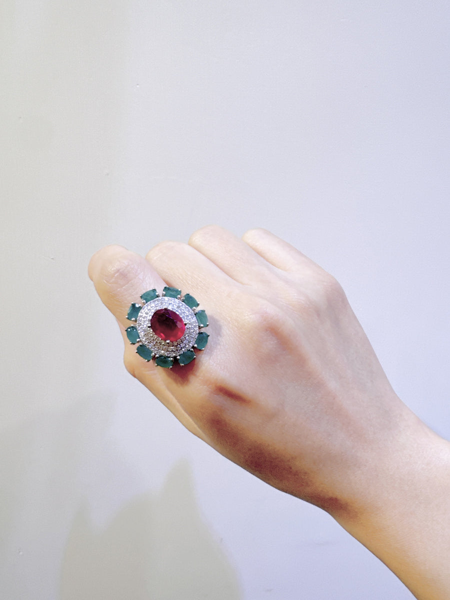 R24221 Katherine Ruby Ring ￼