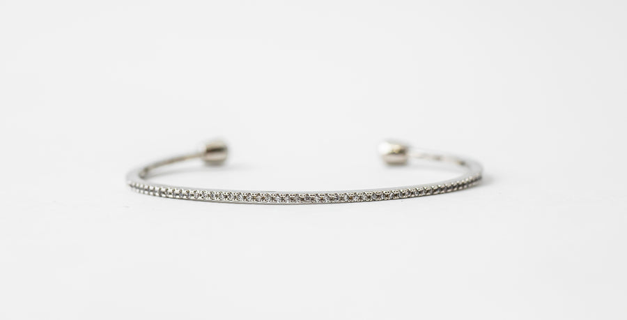 Thin Cuff Bracelet (Silver/Gold)