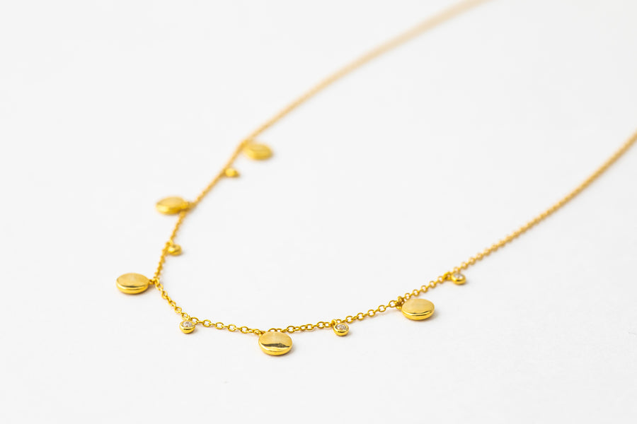 Adjustable Sliver Necklace  (Silver/Gold)