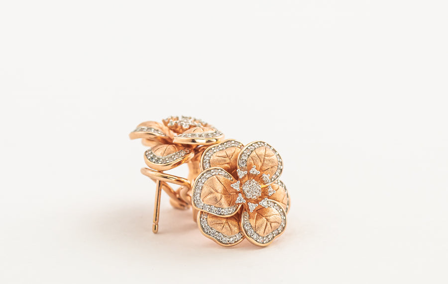 Des Rose Earring (Rose Gold)