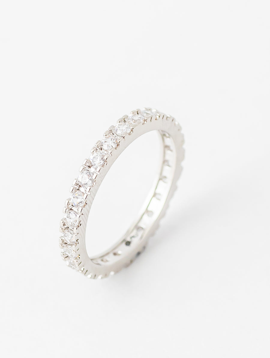 Skinny Round Ring (Silver)